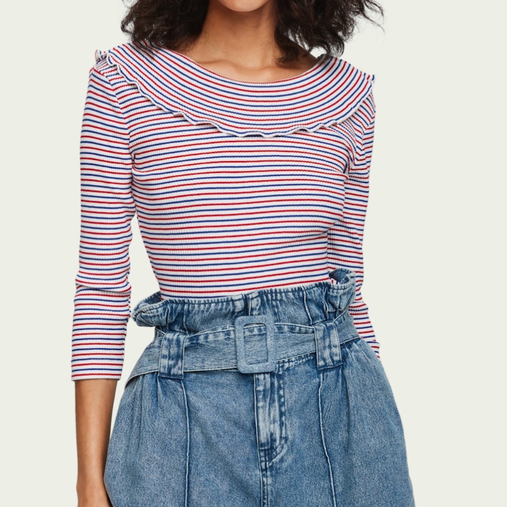 Scotch & Soda Striped Shirt M